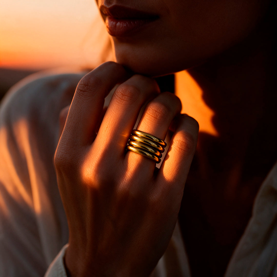 Antique Gold Classic Ring