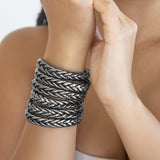 Black Braid Bangle