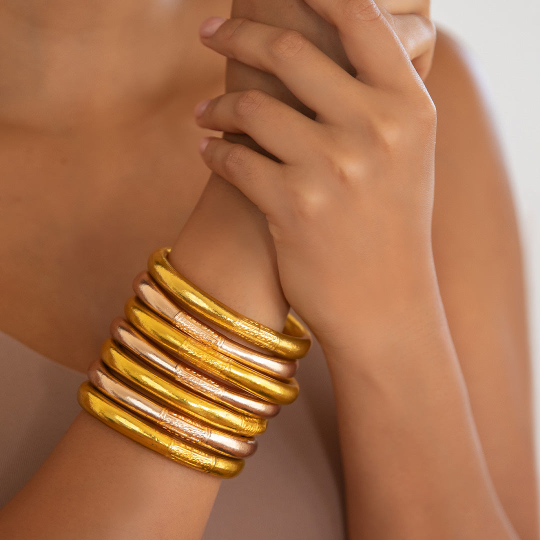 Champagne Thick Bangle