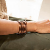 Coffee Thin Bangle