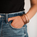 Copper Twist Bangle