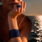 Dark Blue Classic Bangle