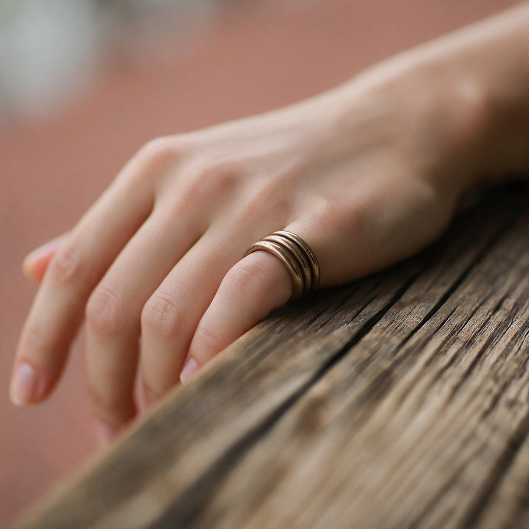 Dark Brown Classic Ring