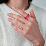 Fucsia Classic Ring