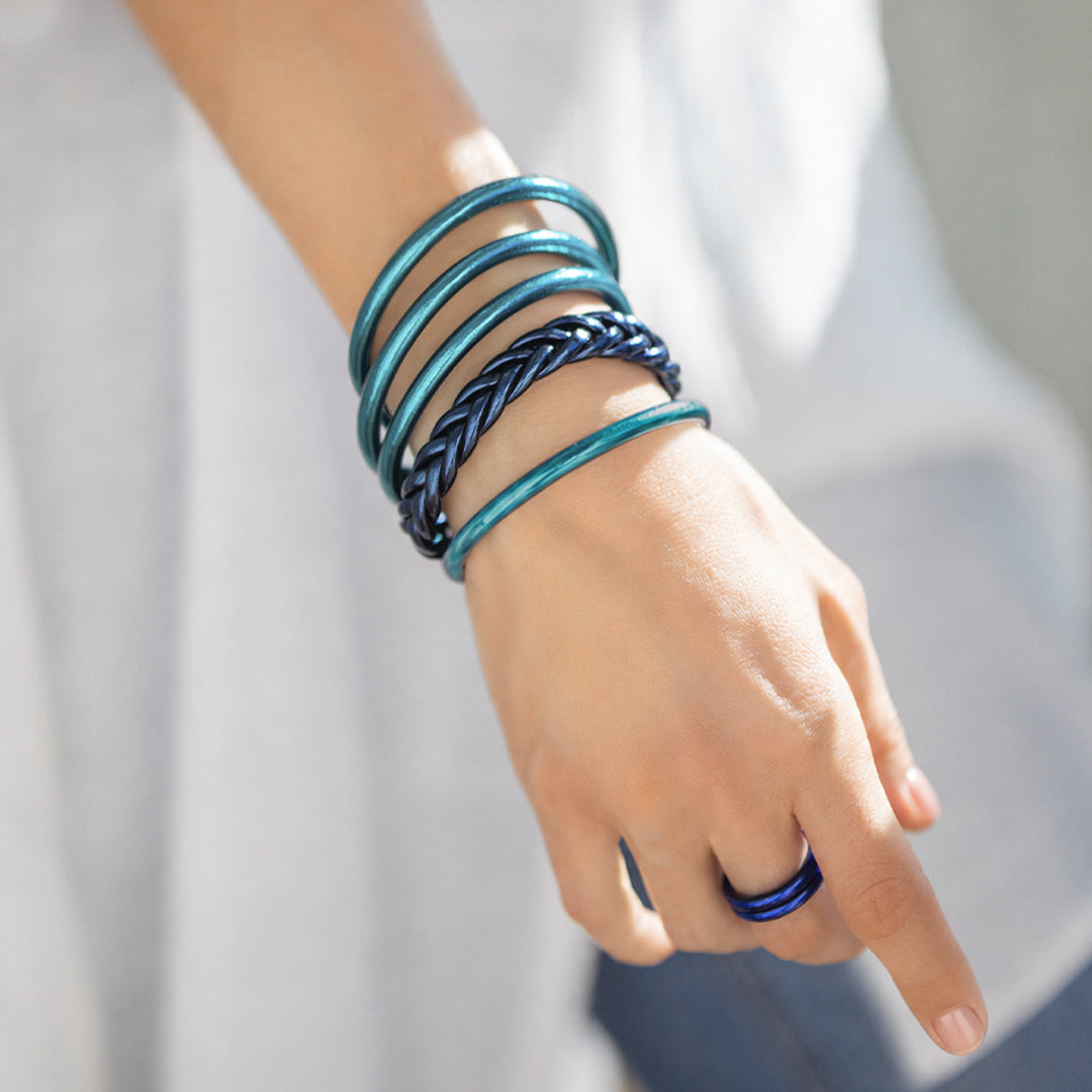 Ocean Blue Classic Bangle