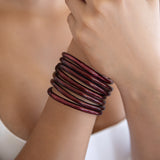 Black Red Classic Bangle