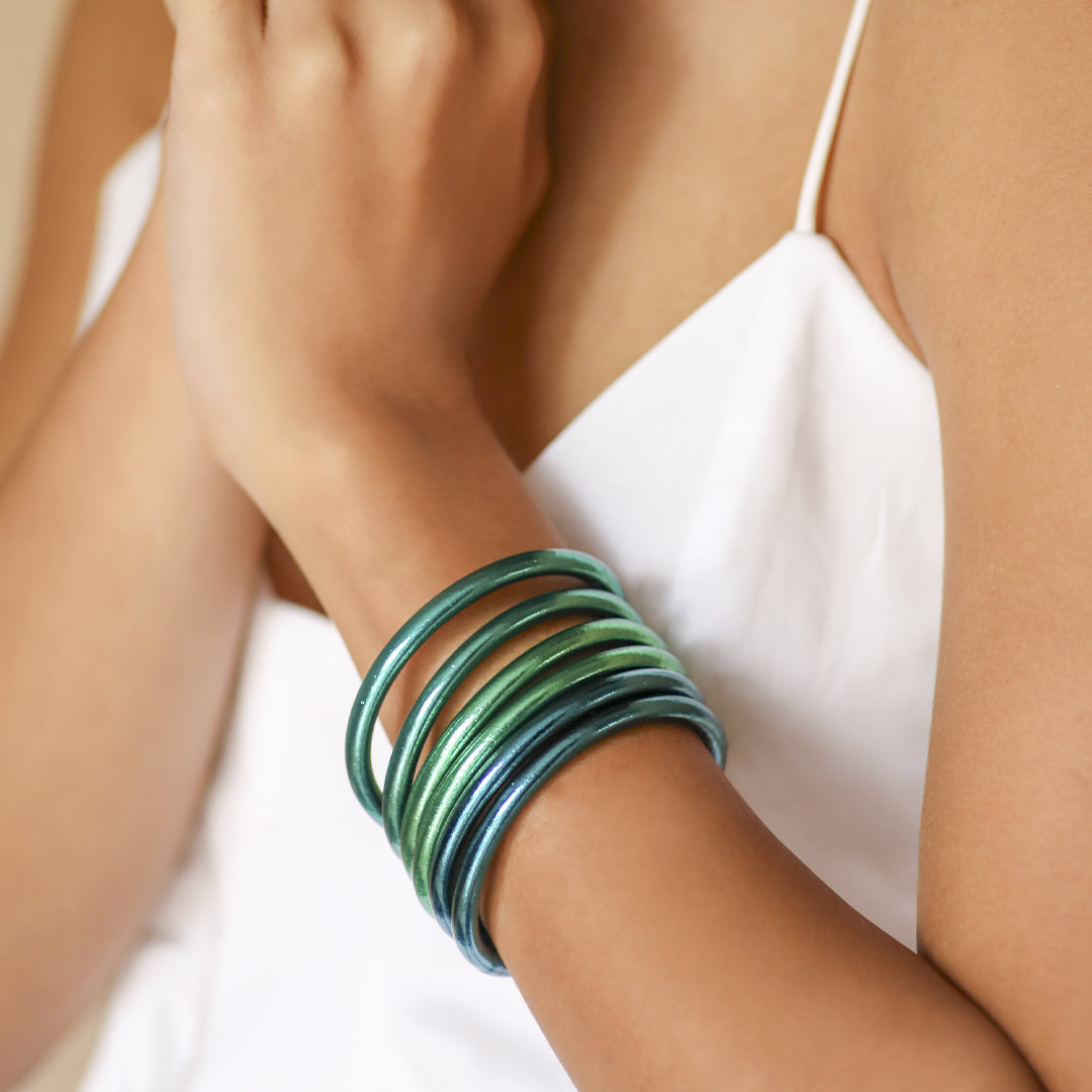Leaf Green Classic Bangle