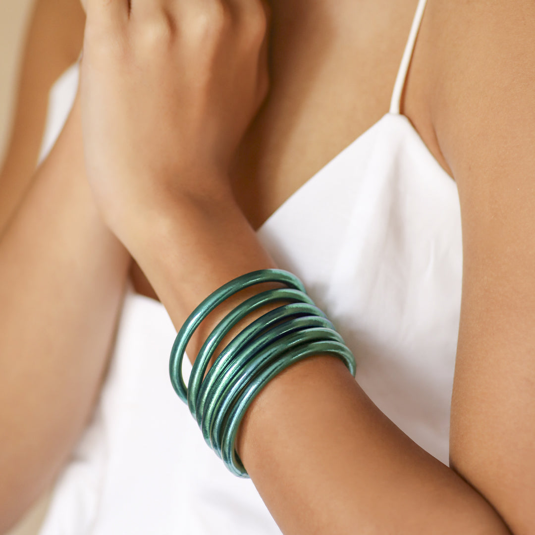 Peacock Blue Classic Bangle