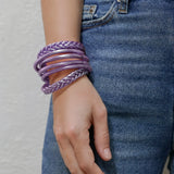Light Purple Braid Bangle