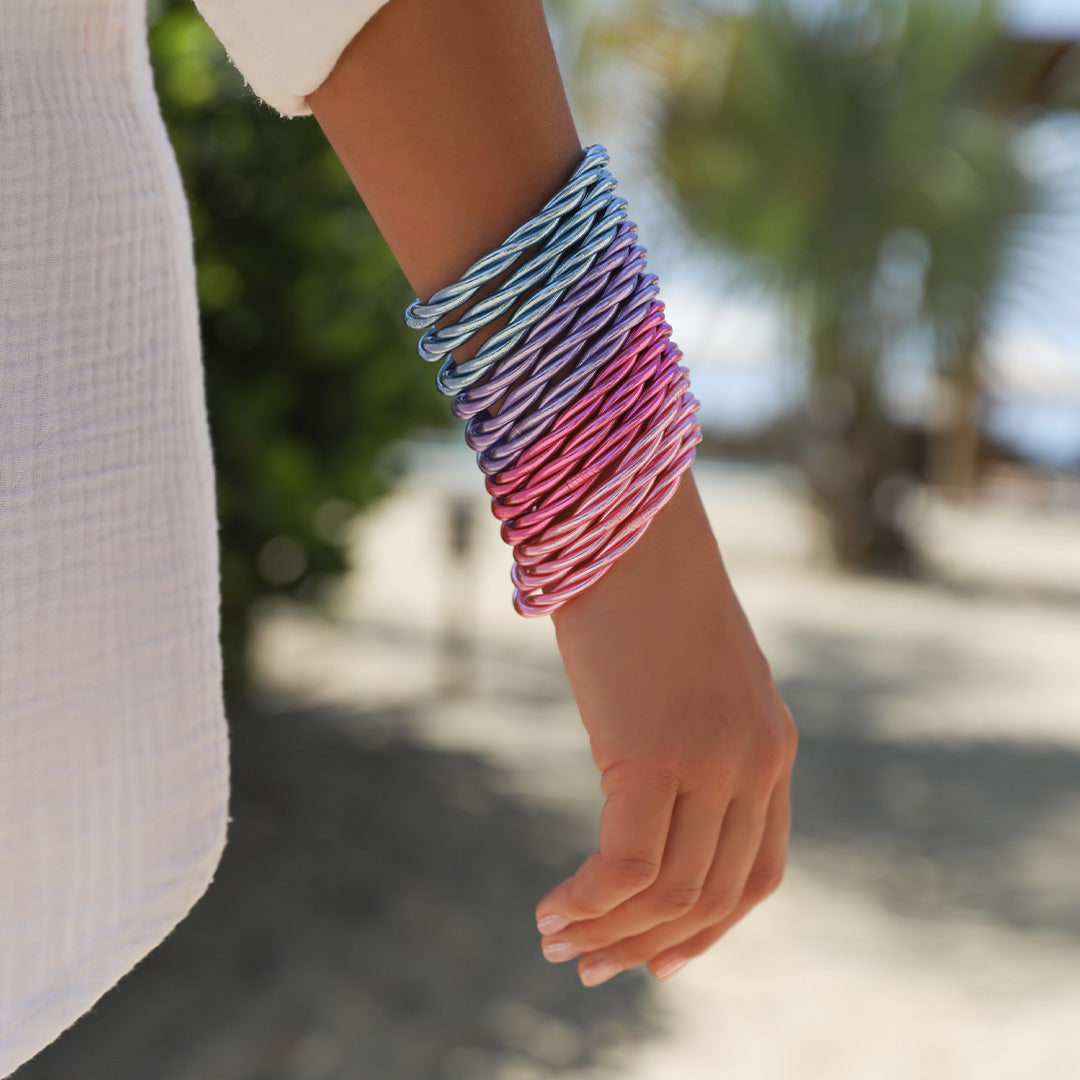 Light Purple Twist Bangle