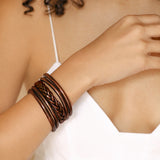 Mangosteen Braid Bangle