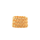Set Gold Double Braid