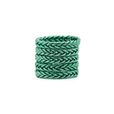 SET LEAF GREEN BRAID
