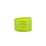 Neon Yellow Classic Bangle SET de 7
