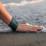 Ocean Blue Thin Bangle