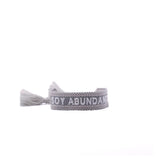 Pulsera Tejida Color Gris