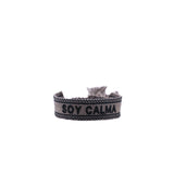 Pulsera tejida Soy Calma