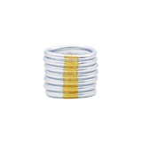 SET SILVER GOLD MANTRA THICK